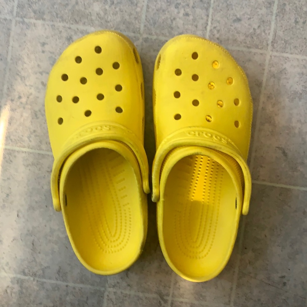 Yellow crocs